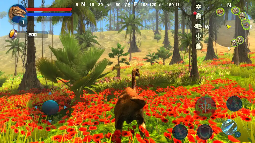 Play Gallimimus Simulator as an online game Gallimimus Simulator with UptoPlay