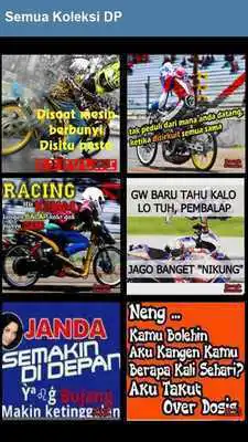 Play Gambar DP Anak Racing