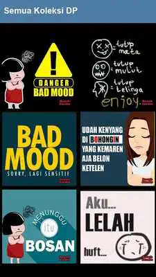 Play Gambar Kata Kesel Badmood