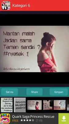 Play Gambar Kata Patah Hati