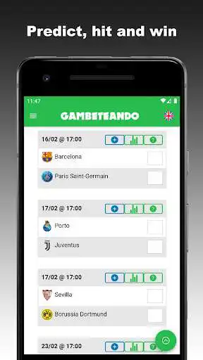 Play Gambeteando - Sports forecast with friends  and enjoy Gambeteando - Sports forecast with friends with UptoPlay