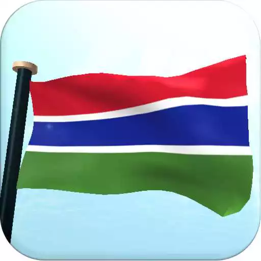 Free play online Gambia Flag 3D Free Wallpaper APK