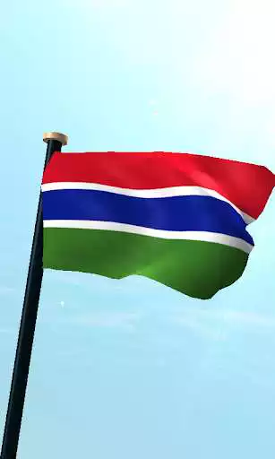 Play Gambia Flag 3D Free Wallpaper Play Gambia Flag 3D Free Wallpaper