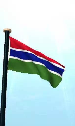 Play Gambia Flag 3D Free Wallpaper Play Gambia Flag 3D Free Wallpaper