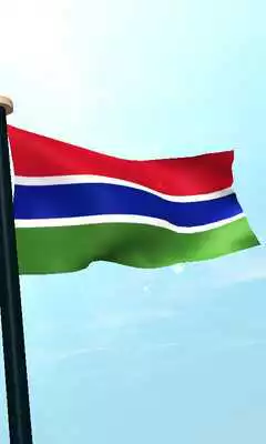 Play Gambia Flag 3D Free Wallpaper Play Gambia Flag 3D Free Wallpaper