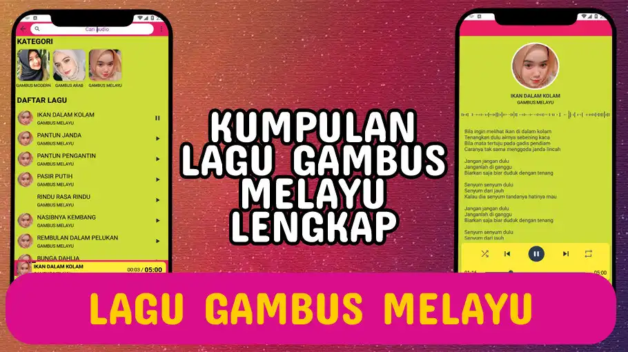 Play Gambus Melayu Modern + Lirik  and enjoy Gambus Melayu Modern + Lirik with UptoPlay