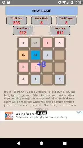 Play Game 2048 King as an online game online Game 2048 King with UptoPlay com.KayaApps.Game2048 Play Game 2048 King as an online game Game 2048 King with UptoPlay