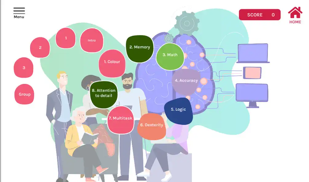 Play Game4CoSkills as an online game Game4CoSkills with UptoPlay