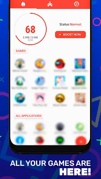 Play Game Booster Pro: Lag Fix, GFX as an online game Game Booster Pro: Lag Fix, GFX with UptoPlay