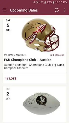 Play GameDay Auctions