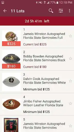 Play GameDay Auctions