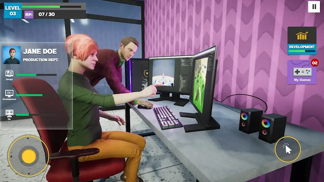 Play Game Dev Story 3D Simulator as an online game Game Dev Story 3D Simulator with UptoPlay