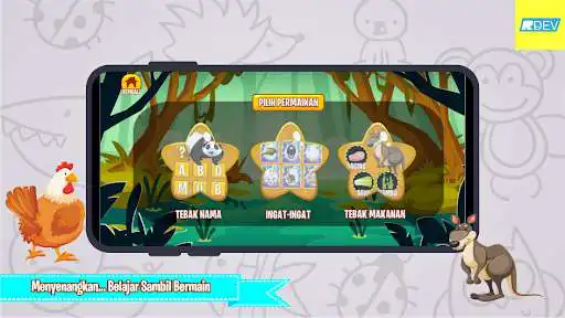 Play Game Edukasi - Belajar Mengenal Hewan as an online game Game Edukasi - Belajar Mengenal Hewan with UptoPlay