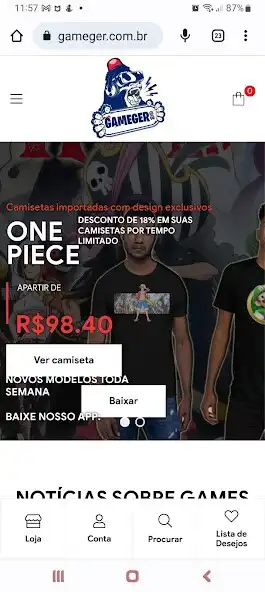 Play Gameger - Camisetas de games  and enjoy Gameger - Camisetas de games with UptoPlay