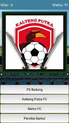 Play Game kuis Sepak bola indonesia