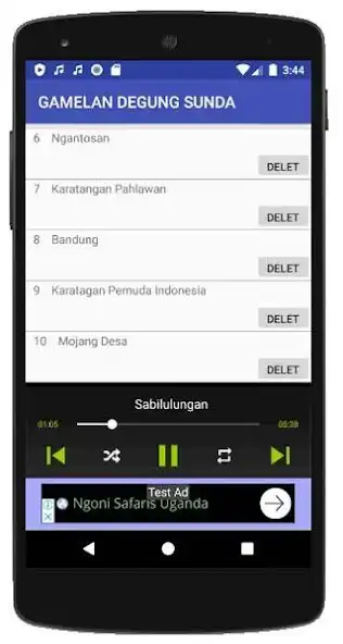 Play GAMELAN DEGUNG SUNDA as an online game GAMELAN DEGUNG SUNDA with UptoPlay
