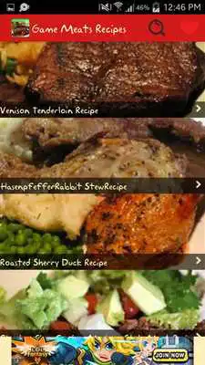 Play Game Meats Recipes