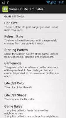 Play Game Of Life Simulator
