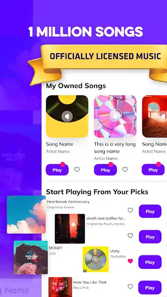 Play Game of Songs - Music Gamehub as an online game Game of Songs - Music Gamehub with UptoPlay