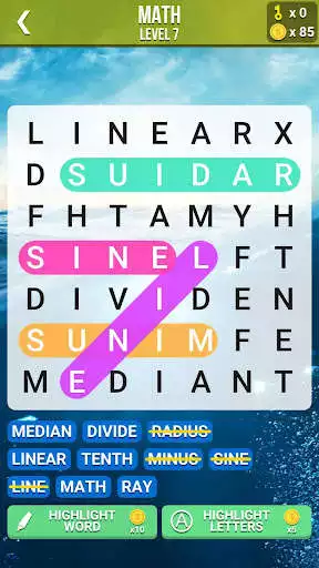 Play Game of Word - Word Search as an online game Game of Word - Word Search with UptoPlay