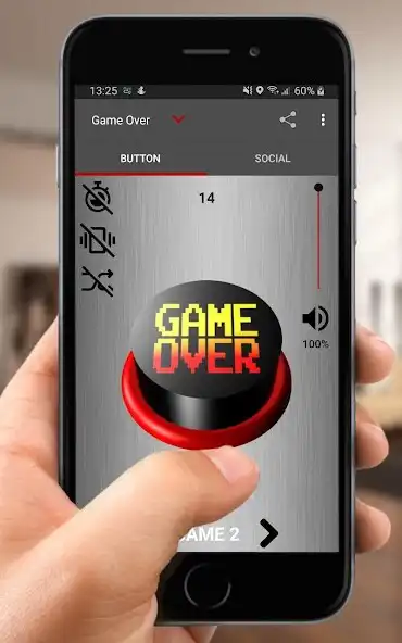 Play GAME OVER Button  and enjoy GAME OVER Button with UptoPlay