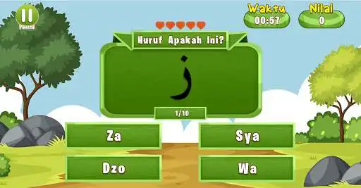 Play Game Pengenalan Huruf Hijaiyah as an online game Game Pengenalan Huruf Hijaiyah with UptoPlay