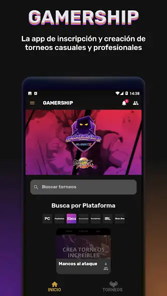 Play Gamership – Crea e Inscríbete   and enjoy Gamership – Crea e Inscríbete  with UptoPlay