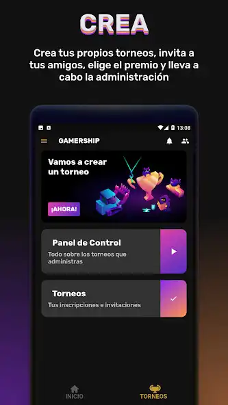 Play Gamership – Crea e Inscríbete  as an online game Gamership – Crea e Inscríbete  with UptoPlay