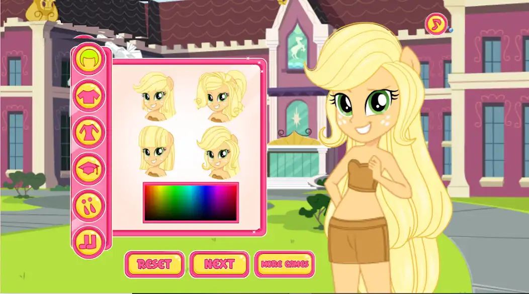 Play Games Girls Hairstyles Pony  and enjoy Games Girls Hairstyles Pony with UptoPlay