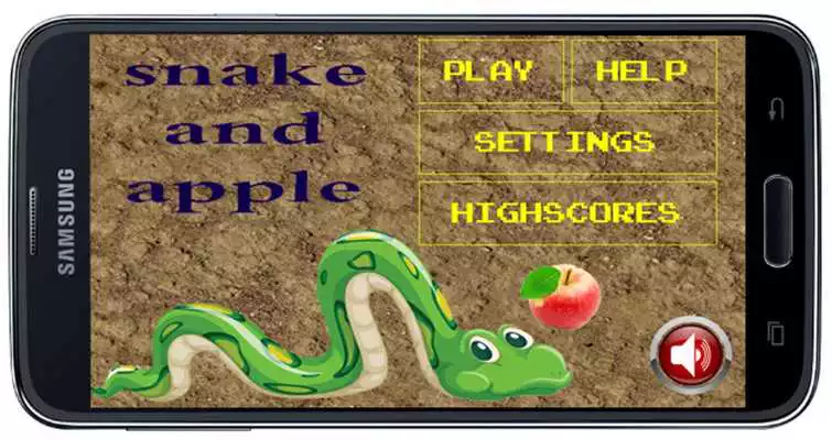Play Game snake and apple