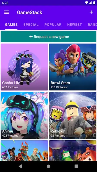 Play GameStack: Gaming Wallpapers  and enjoy GameStack: Gaming Wallpapers with UptoPlay