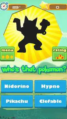 Play Game: Whos that pokemon?