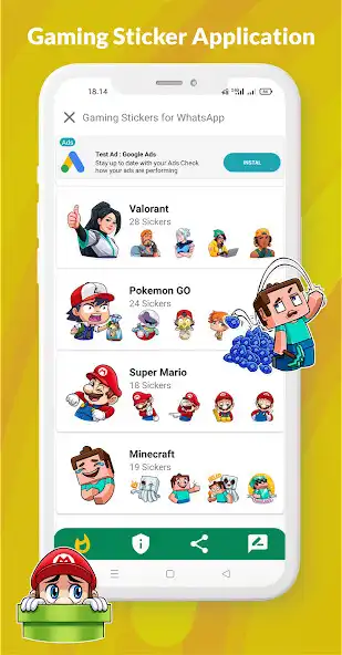 Play Gaming Stickers for WhatsApp  and enjoy Gaming Stickers for WhatsApp with UptoPlay