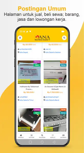 Play Gana - Jual Beli Barang Bekas as an online game Gana - Jual Beli Barang Bekas with UptoPlay