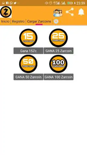 Play Ganar Dinero: Zarcoins as an online game Ganar Dinero: Zarcoins with UptoPlay