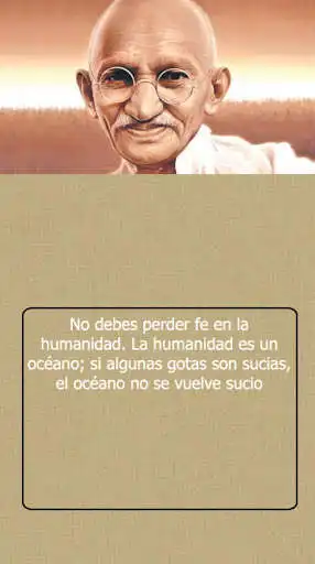 Play Gandhi frases inspiradoras  and enjoy Gandhi frases inspiradoras with UptoPlay