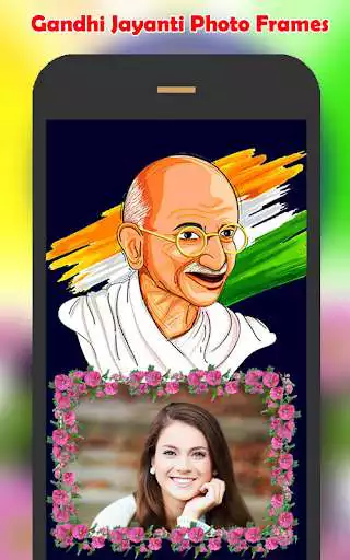 Play Gandhi Jayanti Photo Frames as an online game Gandhi Jayanti Photo Frames with UptoPlay