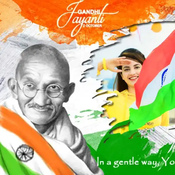 Play Gandhi Photo Frame 2023  and enjoy Gandhi Photo Frame 2023 with UptoPlay