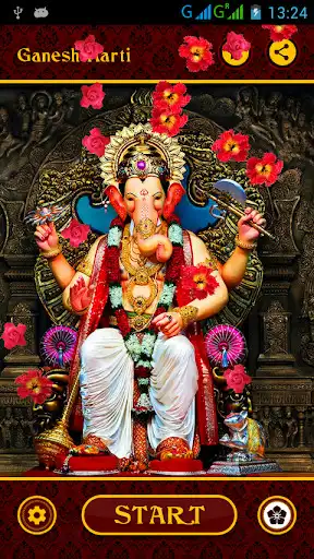 Play Ganesh Aarti HD Sound as an online game Ganesh Aarti HD Sound with UptoPlay