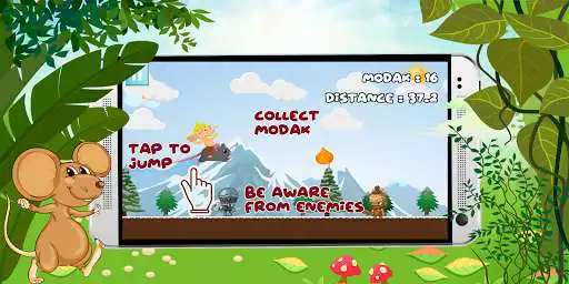 Play Ganesha Run - Modak Hunger as an online game Ganesha Run - Modak Hunger with UptoPlay