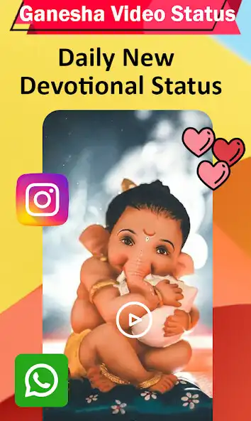 Play Ganesha Video Status - Ganpati as an online game Ganesha Video Status - Ganpati with UptoPlay