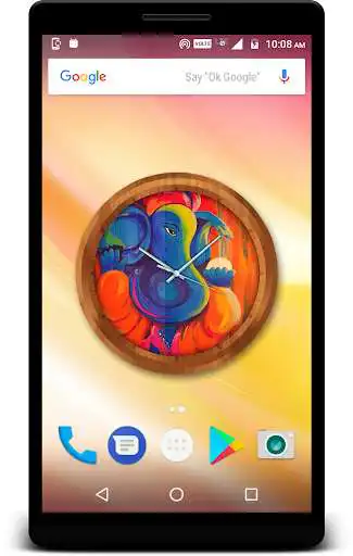 Play Ganesh Clock  live wallpaper