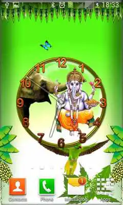 Play Ganesh Clock  live wallpaper