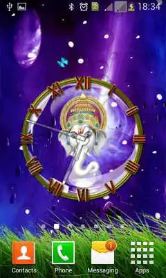 Play Ganesh Clock  live wallpaper