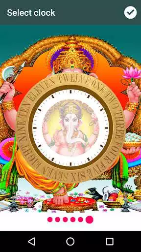 Play Ganesh Ji Clock Live Wallpaper as an online game Ganesh Ji Clock Live Wallpaper with UptoPlay