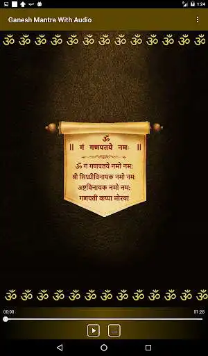 Play Ganesh Mantra With Audio as an online game Ganesh Mantra With Audio with UptoPlay