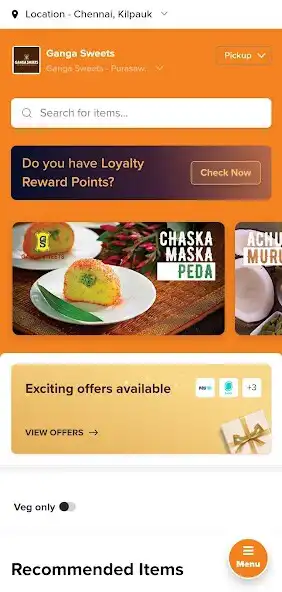 Play Ganga Sweets  and enjoy Ganga Sweets with UptoPlay