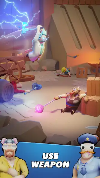 Play Gang Battle Party: Animals 3D as an online game Gang Battle Party: Animals 3D with UptoPlay