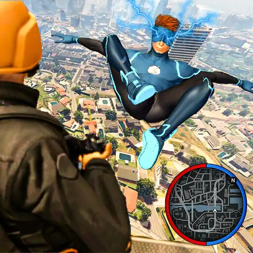 Play Gangster City: Blue Rope Hero APK