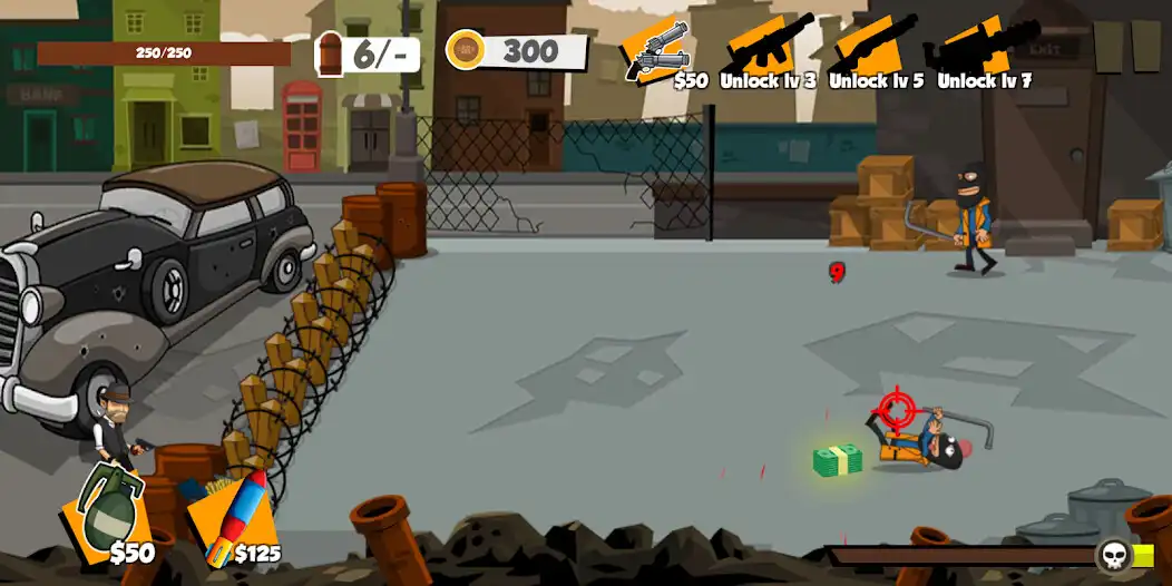 Play Gangster City Wars Defense  and enjoy Gangster City Wars Defense with UptoPlay